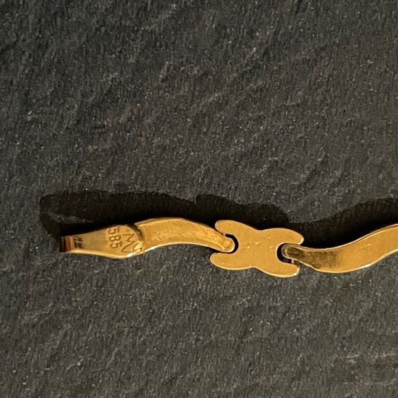 14 karat gold bracelet - Picture 4 of 5